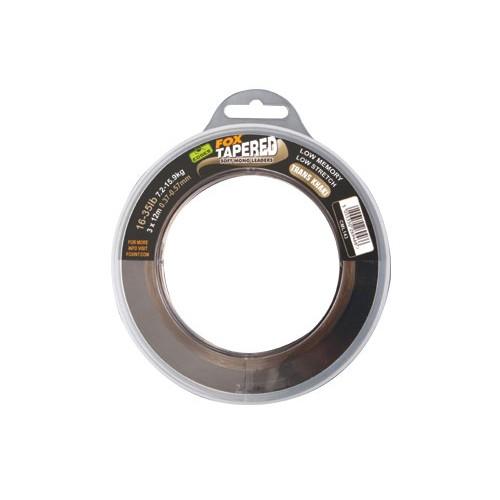 FOX TAPERED SOFT MONO LEADER 0.33-0.57MM 3x12M FOX TAPERED SOFT MONO LEADER 0.33-0.57MM 3x12M