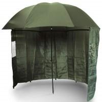 NGT GREEN BROLLY WITH ZIP ON SIDE SHEET 45 220CM